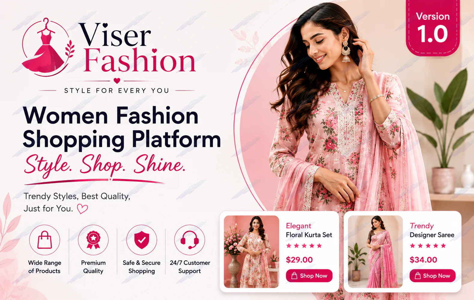 ViserFashion - womens Ecommerce Shopping Platform