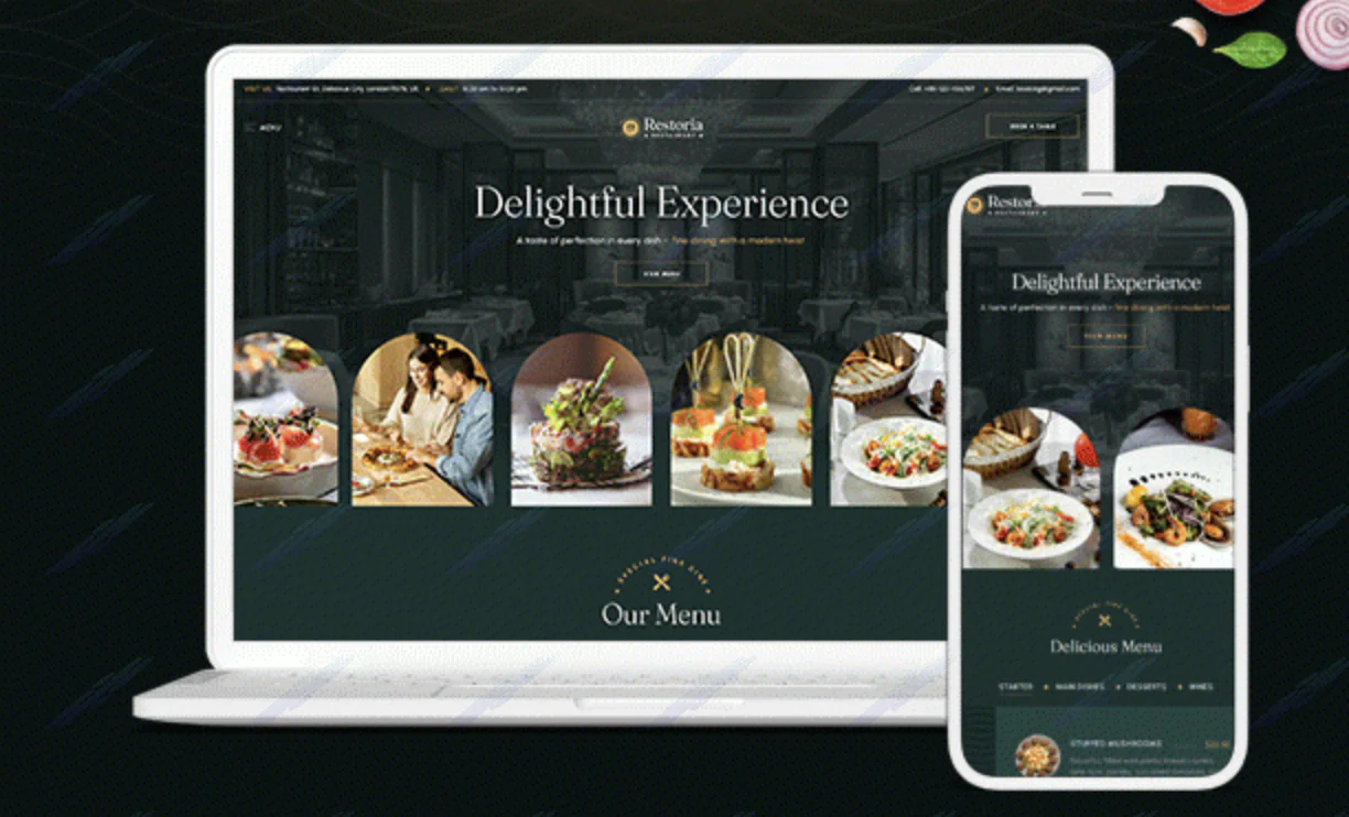 Restoria - Luxury Restaurant Laravel Website