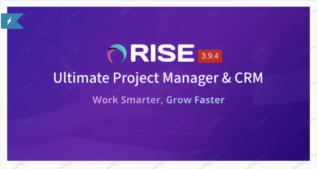 RISE - Ultimate Project Manager & CRM
