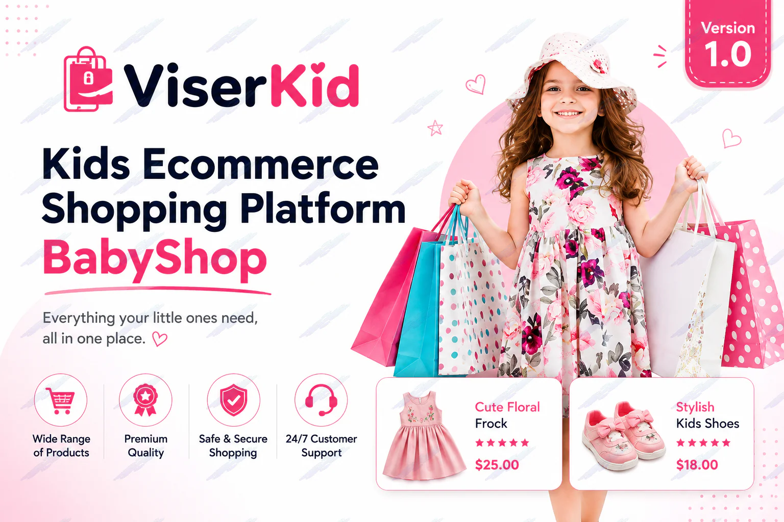 ViserKid - Kids Ecommerce Shopping Platform | BabyShop